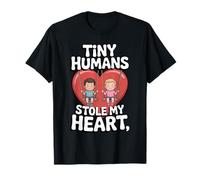 Tiny Humans Stole My Heart Love Expression T-Shirt