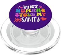 Tiny Humans Stole My Sanity Funny Quote Head Start Teacher PopSockets PopGrip for MagSafe