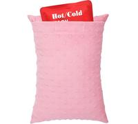 Tiny Hysterectomy Pillow Small Hysterectomy Recovery Must Haves Products Gifts Soft Post Surgery Pillows with Ice Pack Pocket for Abdominal Surgery Cushion Cough Pillow, Minky Dot Coral