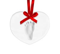 Tiny Ideas Baby's Handprint Ornament, Heart