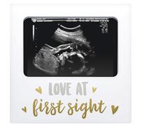 Tiny Ideas Love at First Sight Sonogram Keepsake Photo Frame, Ultrasound Photo Frame for Baby Girl or Baby Boy