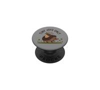 Tiny Joys Only Cute Hedgehog Acorn Floral Nature PopSockets Adhesive PopGrip