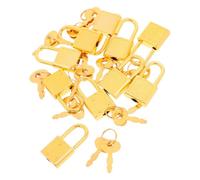 Tiny Keyed Padlock Zinc Alloy Square Lock for Diary Books