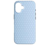 Tiny Light Blue Polka Dots Case for iPhone 16