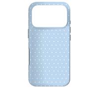 Tiny Light Blue Polka Dots Case for iPhone 17 Pro