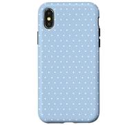 Tiny Light Blue Polka Dots Case for iPhone X/XS