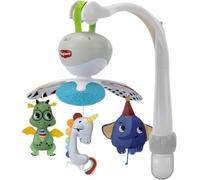 Tiny Love 3-in-1 Take Along Baby Mobile for Cot, 0+ Months, Portable, Multi-Use with 3 Connectors, Cot Mobile with Music, 5 Melodies, 30 Minutes of Continuous Music, Stimulates Senses, Born to Party