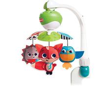 Take Along Mobile, 3-in-1 Baby Mobile for Cot, 0+ Months, Portable Music Mobile for Pram, Multi-Use with 3 Connectors, 5 Melodies, 30 Minutes of