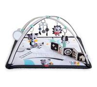 Tiny Love Black & White Gymini, 2-in-1 Musical Baby Play Mat, 0+ Months, Baby Play Gym, 18 Activities, Interactive Musical Toy, High Contrast Book, A