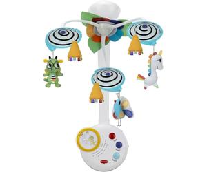 Tiny Love Classic Mobile, 2-in-1 Baby Mobile, Born to Party | Portable Music Box, From Birth, Visual Stimulation, Grows with Your Baby, 20 Minutes of Continuous Music