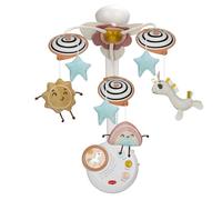 Tiny Love Classic Mobile, Baby Mobile for Cot, 0+ Months, Portable Music Mobile for Pram, Magical Plush Dolls, 20 Minutes of Continuous Music, Unicorn Wonderlands