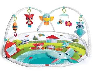 Tiny Love Dynamic Gymini, Baby Play Mat and Activity Gym with Music and Lights, Suitable from Birth, 0 Month +, 100 x 90 cm, Meadow Days