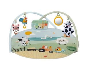Tiny Love Dynamic Gymini, Farm-Themed Developmental Activity Gym, Adjustable Arches, Electronic kick & tap Piano, Tummy time Mirror, Hanging Toys, 20 Engaging Activities, Farmers Funday