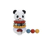 Tiny Love Electronic Stacking Toy, Lights and Music Feedback, Stackable Rattling Rings, 3 Colourful Rattling Balls, Ball Funnel for Motor Skill Development, Crinkly Ears, Silent Mode, Tiny Rockers