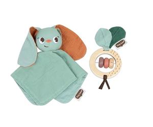 Tiny Love Garden of Adventures Gift Set, Baby Gift Set with Developmental Toys, Eco-Friendly Bunny Blankie & Toys for Emotional, Physical & Cognitive Growth, Natural Cotton, Recycled Materials, 0m+