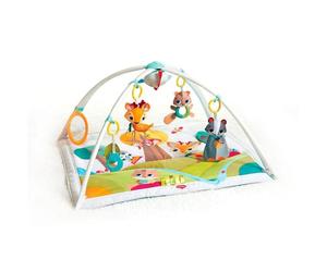 Tiny Love Gymini Deluxe, 2-in-1 Musical Baby Play Mat, Into the Forest | Versatile Baby Play Gym, 0+ Months, 18 Activities, Take-Along Musical Toy, Adjustable Arches, Cognitive Development