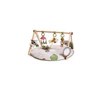 Tiny Love Luxe Developmental Gymini, Stylish Wooden Baby Play Gym with Music, 0+ Months, Baby Play Mat, 20 Activities, Musical Take-Along Toy, Premium