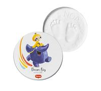 Tiny Love Magic Box Round, Memory Box, Baby Hand and Footprint Kit, Keepsake for Boys and Girls, Dermatologically Tested, All-in-One Clay kit, Newborn Gifts, Nursery Decoration, Tiny Creations
