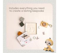 Tiny Love Magic Box Square Memory Box Baby Hand and Footprint Kit Keep