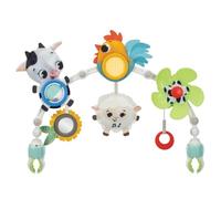 Tiny Love Musical Nature Stroll Arch, Baby Pram Toy, Into the Farm | Stroller Arch Toy, 0+ Months, Universal Adjustable Clips, 8 Developmental Activities, Supports Senses, On-the-Go Activity Toy
