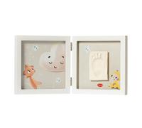 Tiny Love Simple Photo Frame, Baby Hand and Footprint Kit, Baby Photo Frame Clay Kit, Newborn Hand & Feet Print Keepsake, Dermatologically Tested, Newborn gifts, All-in-One Kit, Tiny Creations, White