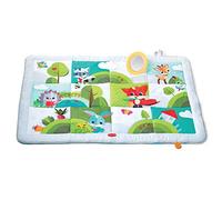 Tiny Love Super Mat, XL Baby Play Mat 150 × 100 cm, Meadow Days | Soft Baby Play Mat, From Birth, 9 Activities, Tummy Time Mirror, P Boo Activity, Easy-Grasp Teether