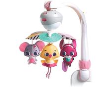 Tiny Love Take Along Mobile, 3-in-1 Baby Mobile for Cot, 0+ Months, Portable Music Mobile for Pram, Multi-Use with 3 Connectors, 5 Melodies, 30 Minutes of Continuous Music, Tiny Princess Tales