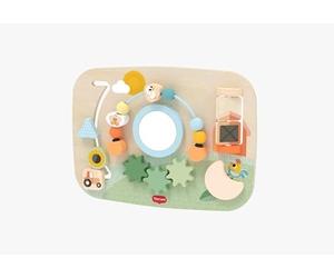 Tiny Love Wooden Motor Skills Board, Sustainably Harvested Wood, Sensory Activities, Track & Trace Sliders, Two-Sided Turntables, Rotating Wheels, Promotes Fine Motor Skills, Cognitive Skills, Farmers