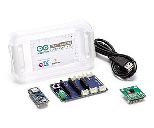 Tiny Machine Learning Kit [AKX00028] - Starter Bundle with Arduino Nano 33 BLE Sense, OV7675 Camera & Custom Shield for Hands-On TinyML Projects