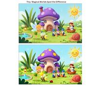 Tiny Magical Worlds Spot the Difference