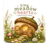 Tiny Meadow Hearts: Bold & Easy Coloring Book for Adults | Cozy Tiny Homes, Cute Meadow Creatures, Whimsical Nature Scenes, Large Print, Single-Sided Pages