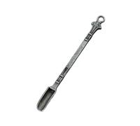 Tiny Metal Spoons for Tableware - Mini Spoon Set Pendant Spoon Keychain Ideal for Party and Unique (C, 8. 2x0. 9cm)