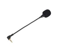 Tiny Microphone, Helmet Microphone, Flexible 3.5mm Microphone Replacement, Dynamic Microphone with Precise Voice Input, Portable Headphone Microphone Replacement for Remote Work, Video Conferencing