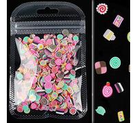 Tiny Mixed Fruits Candies Slices Assorted Pieces Colorful Charms Crafting Epoxy Resin Filler Nail Art Epoxy Resin Filler