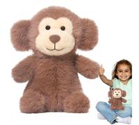 Tiny Monkey Plush Toy, Cute 23cm Stuffed Doll | Soft PP Cotton Cuddly Animal 150g, Adorable Sleeping Pillow Provides Comforting Companionship For Nursery Room Decoration