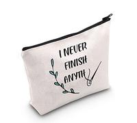 Tiny Needle Minder Gift Cross Stitch Gift I Never Finish Anything Cosmetic Bag Cross Stitch Stabbing Gift (I Never Finish UK)