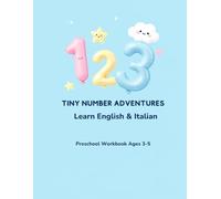 Tiny Number Adventures: Learn English & Italian for kids Ages 3-5