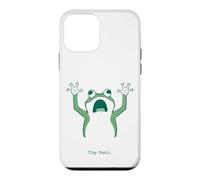 Tiny Panic Anxious Frog Introverts Overthinkers stressed Case for iPhone 12 mini