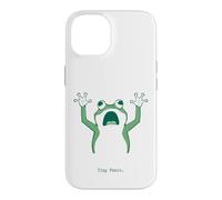 Tiny Panic Anxious Frog Introverts Overthinkers stressed Case for iPhone 14