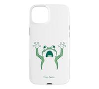 Tiny Panic Anxious Frog Introverts Overthinkers stressed Case for iPhone 15 Plus