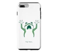 Tiny Panic Anxious Frog Introverts Overthinkers stressed Case for iPhone 7 Plus/8 Plus