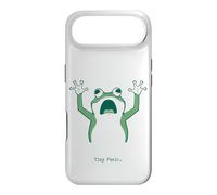 Tiny Panic Anxious Frog Introverts Overthinkers stressed Case for iPhone Air