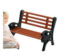 Tiny Park Bench | 1:75 Park Seat Bench Model Crafts - Scene Accessory, Street Park Layout, Architecture Models for Train Stage, Tiny Garden Ornament