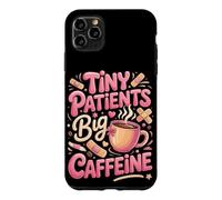 Tiny Patients Big Caffeine Pediatric Nurse Case for iPhone 11 Pro Max