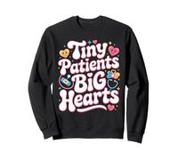 Tiny Patients Big Hearts Pediatric Nurse RN Sweatshirt
