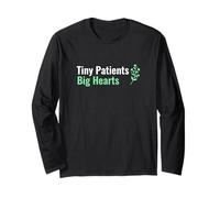 Tiny Patients Big Hearts Postpartum Nurse Long Sleeve T-Shirt