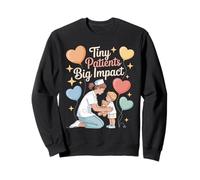 Tiny Patients Big Impact Nurse Heart Sweatshirt