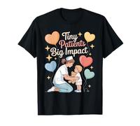 Tiny Patients Big Impact Nurse Heart T-Shirt