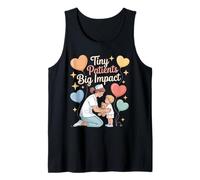 Tiny Patients Big Impact Nurse Heart Tank Top