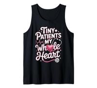 Tiny Patients My Whole Heart Pediatric Nurse Tank Top